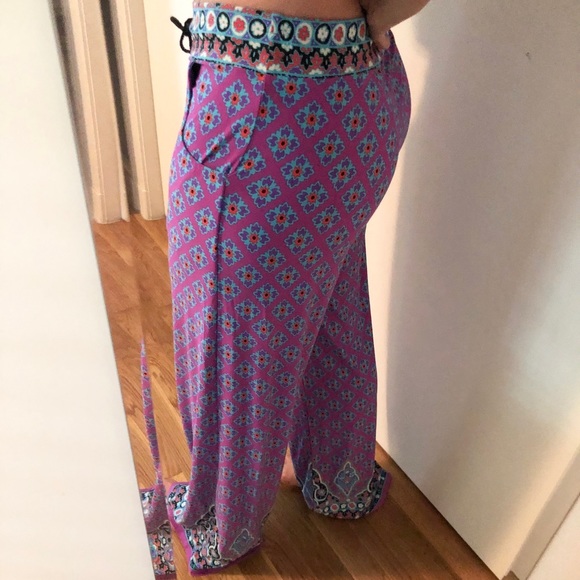 Nanette Lepore Moroccan Medallion Beach Pants - Picture 4 of 9